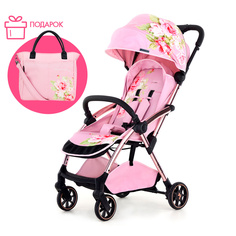 Прогулочная коляска Monnalisa, Antique pink + сумка для коляски Leclerc Baby