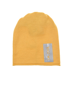 Желтая шапка с нашивкой &quot;Im Cool&quot; Catya детская