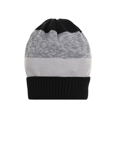 Серая шапка в полоску Catya детская