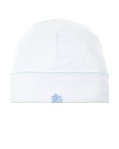 Белая шапка с вышивкой &quot;звезды&quot; Lyda Baby детская