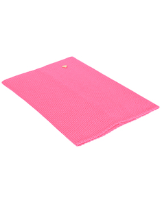 Розовый шарф-ворот из шерсти, 23х33 см Il Trenino детский
