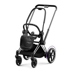 Рама E-Priam IV c каркасом прогулочного блока Chrome Black CYBEX