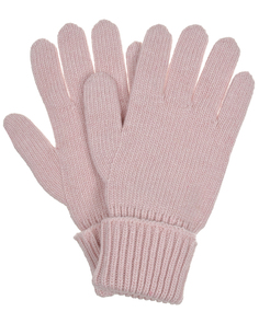 Розовые перчатки из смесовой шерсти Chobi детские