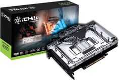 Видеокарта PCI-E Inno3D GeForce RTX 4090 ICHILL FROSTBITE (C4090-246XX-1833FB) 24GB GDDR6X 384bit 5nm 2235/21000MHz HDMI/3*DP