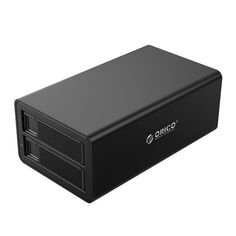 Док-станция Orico 3529RU3-EU-BK-BP для жёстких дисков 2.5"/3.5" с RAID, 2 слота, USB3.0 Type-B, ORICO 3529RU3, черный