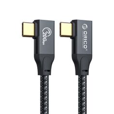 Кабель интерфейсный Orico CSL32-10-BK-BP 3.2 Gen2*2, USB-C(m)/USB-C(m), 20 Гбит/с, 100 Вт, 1 м, черный