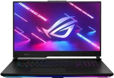 Ноутбук ASUS ROG Strix Scar 17 G733PYV-LL064 90NR0DB4-M005K0 Ryzen 9 7945HX/32GB/1TB SSD/GeForce RTX4090 16GB/17.3" IPS WQHD/WiFi/BT/cam/noOS/black