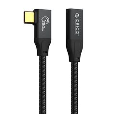 Кабель интерфейсный Orico CL32-10-BK-BP USB-C 3.2 Gen2х2, USB-C(m)/USB-C/(m), 1 м, 100 Вт, ORICO CL32, черный