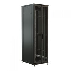 Шкаф напольный 19", 47U WRLine WR-TT-4766-DD-RAL9004 2277x600х600 мм, передняя и задняя распашные перфорированные двери (75%), цвет черный (RAL 9004)