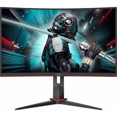 Монитор 27" AOC Gaming CQ27G2U 2560x1440, 1ms, 300кд/м2, 80000000:1, 178°/178°, VA, 16:9, 144Hz, HDMI, HAS Piv, FreeSync Premium, VGA DP 2K, USB