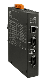 Преобразователь ICP DAS ECAN-240 CR Modbus TCP to 2-port CAN Bus Gateway