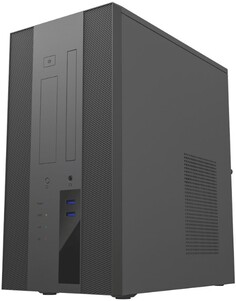 Корпус Powerman EK303BK 6154423 черный, без БП, 2*USB 3.0, audio