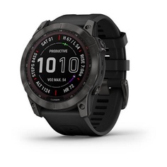 Часы Garmin Fenix 7X 010-02541-11 1.4" sapphire solar gray/black