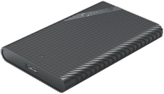 Внешний корпус Orico 2521U3-BK-BP для жесткого диска 2,5" HDD/SSD, SATA, USB micro-B 3.0, 5 Гбит/с, черный