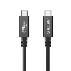 Кабель интерфейсный Orico U4A08-BK-BP USB 4.0, Type-C - Type-C, 0.8 м, Orico U4A08, черный