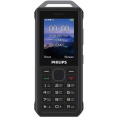 Мобильный телефон Philips Xenium E2317 темно-серый моноблок 2Sim 2.4" 240x320 32Gb Nucleus 0.3Mpix GSM900/1800 MP3 FM microSDHC