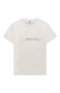 Хлопковая футболка Brunello Cucinelli