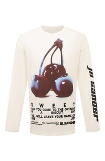 Хлопковый лонгслив Jil Sander