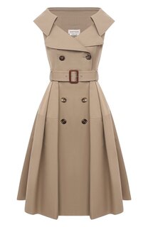 Хлопковое платье Alexander McQueen
