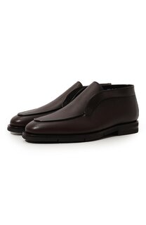 Кожаные ботинки Santoni