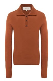 Кашемировый пуловер-поло AND the brand