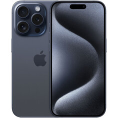 Смартфон Apple iPhone 15 Pro 128 ГБ титановый синий