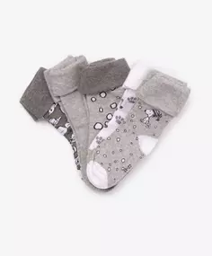 Комплект носков для девочки с принтом в подарочной упаковке Gulliver (18-20)