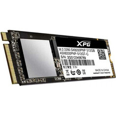 SSD накопитель A-DATA 512GB XPG SX8200 Pro, M.2 2280, PCI-E 3x4, [R/W - 3350/2350 MB/s] 3D-NAND TLC