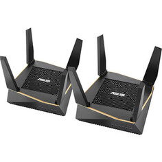 Роутер Asus RT-AX92U(2-PK) AX6100 10/100/1000BASE-TX черный (упак.:2шт)