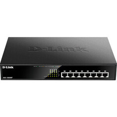 Коммутатор D-Link DGS-1008MP/B1A 8G 8PoE 125W неуправляемый