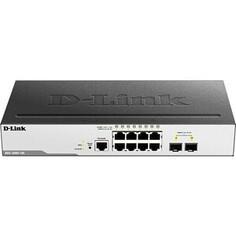 Коммутатор D-Link DGS-3000-10L/B1A 8G 2SFP управляемый