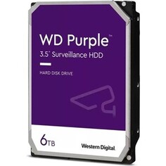 Жесткий диск Western Digital (WD) Original SATA-III 6Tb WD63PURZ Video Streaming Purple (5640rpm) 256Mb 3.5 (WD63PURZ)