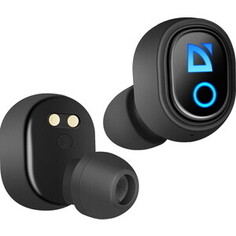 Беспроводная гарнитура Defender Беспроводная Twins 639 черный, TWS, PB, Bluetooth (63639)