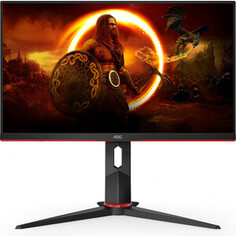 Монитор AOC 23.8 Gaming 24G2U5-BK черный/красный IPS LED 1ms 16:9 HDMI M/M матовая HAS Piv 250cd 178гр/178гр 1920x1080 FreeSync Premium