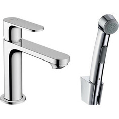 Смеситель для раковины Hansgrohe Rebris S с гигиеническим душем, хром (72215000)