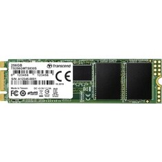 SSD накопитель Transcend 256GB MTS830, M.2 2280, SATA, 3D TLC, with DRAM [R/W - 530/400 MB/s]