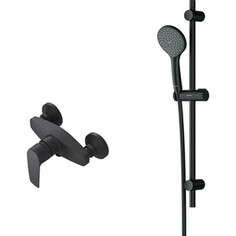 Смеситель для душа Am.Pm Gem с душем, черный (F90A20022, F0190022) Am.Pm.