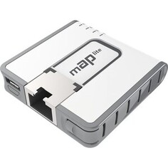Точка доступа MikroTik mAP lite (RBMAPL-2ND) N300 10/100BASE-TX белый