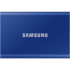 Накопитель SSD Samsung USB-C 1Tb MU-PC1T0H/WW T7 1.8 синий (MU-PC1T0H/WW)