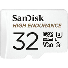 Карта памяти Sandisk 32GB High Endurance microSDHC Card with Adapter - for Dashcams & home monitoring