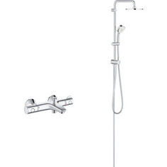 Термостат для ванны Grohe Grohtherm 800 с душевым гарнитуром, хром (34576000, 27394002)