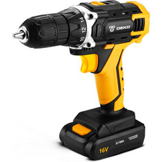 Аккумуляторная дрель-шуруповерт Deko DKCD16FU-Li (063-4098) ДЕКО