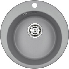 Кухонная мойка Paulmark Gelegen 48х48 серый металлик (PM404800-GRM)