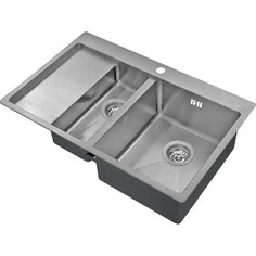 Кухонная мойка ZorG Inox R 5178-2-R нержавеющая сталь