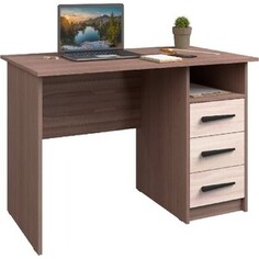 Стол письменный Атмосфера Оптима шимо темный/шимо светлый Atmosfera