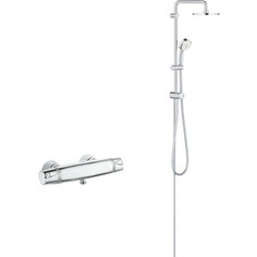 Термостат для душа Grohe Grohtherm 3000 с душевым гарнитуром, хром (34179000, 27394002)