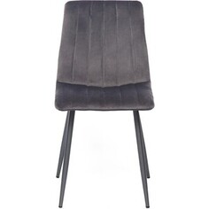 Стул TetChair Dublin (mod. 7066) металл, ткань серый вельвет/антрацит
