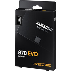 SSD накопитель Samsung 1TB 870 EVO, V-NAND, 2.5, SATA III, [R/W - 560/530 MB/s]