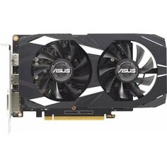 Видеокарта Asus NVIDIA GeForce GTX 1650 4Gb (128bit/GDDR6/DVI/HDMI/DP/RTL) (DUAL-GTX1650-O4GD6-P-V2)