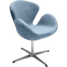 Кресло Bradex Swan Chair серый, искусственная замша (FR 0654)